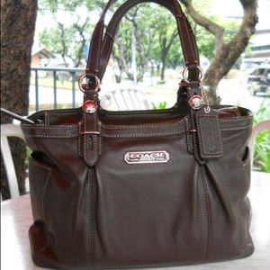 Black Coach East West Gallery Tote